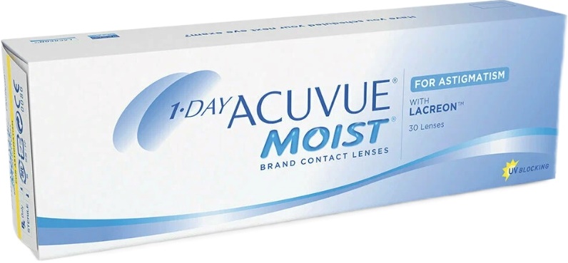 1-DAY ACUVUE Moist for ASTIGMATIZM (30 блистеров)
