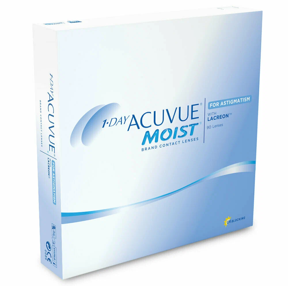 1-DAY ACUVUE Moist for ASTIGMATIZM (90 блистеров)