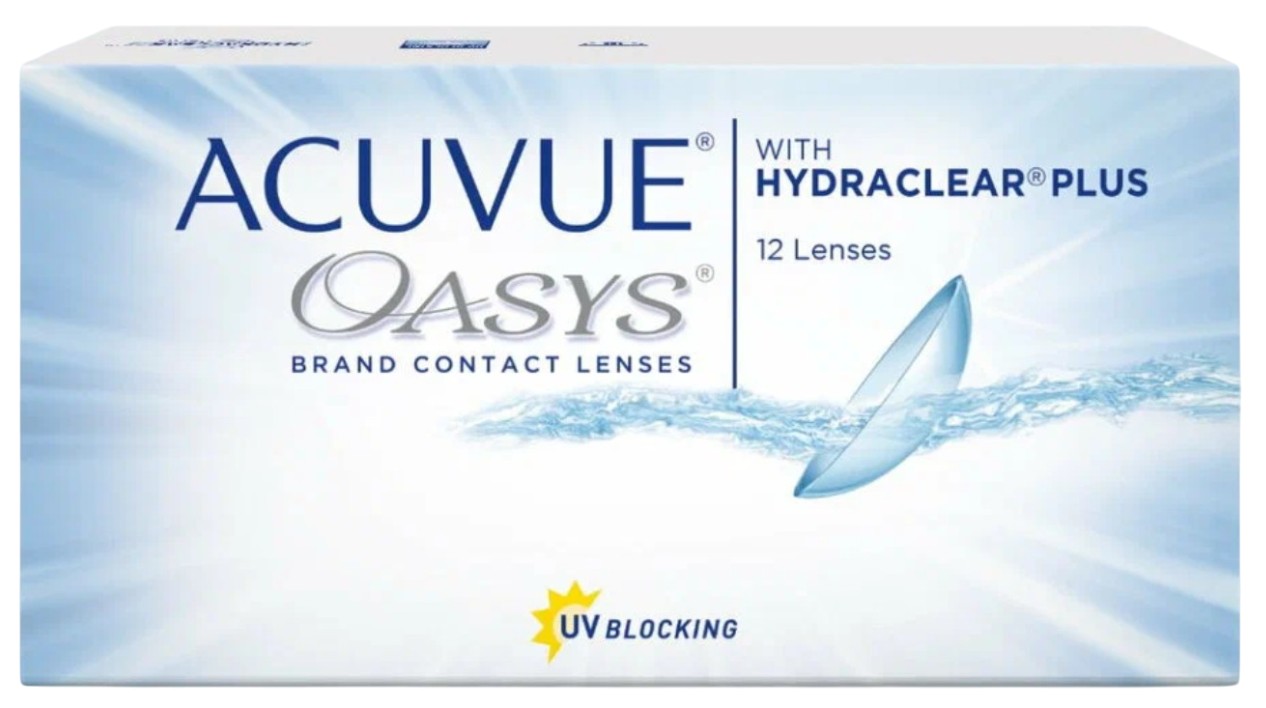 ACUVUE OASYS with HYDRACLEAR Plus (12 блистеров)